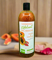 Yari Exfoliant Shower Gel Papaya & Hibiscus 1000ml