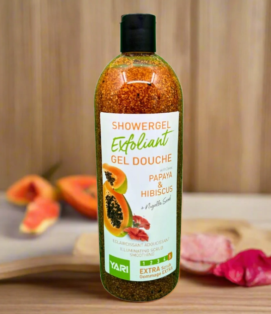 Yari Exfoliant Shower Gel Papaya & Hibiscus 1000ml