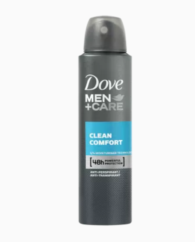 Dove Men+Care Clean Comfort Anti-Perspirant Spray 250ml