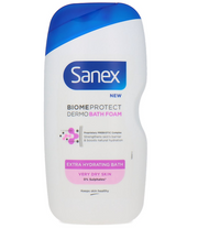 Sanex BiomeProtect Dermo Bath Foam Extra Hydrating Very Dry Skin 450ml
