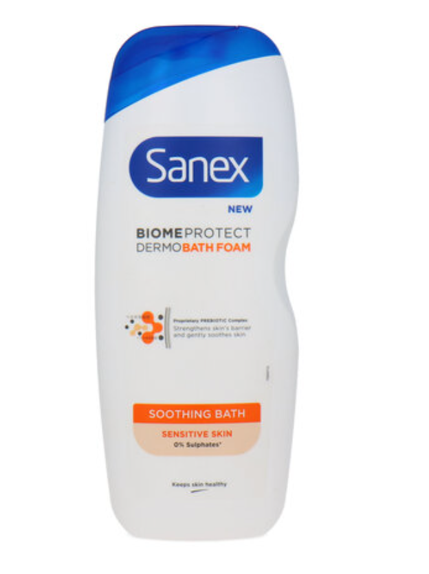 Sanex BiomeProtect Dermo Bath Foam Soothing Bath Sensitive Skin