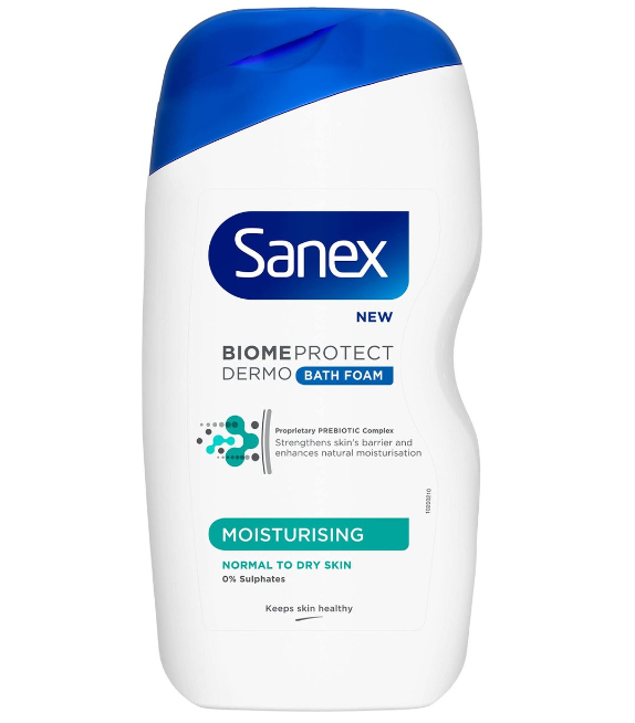 Sanex BiomeProtect Dermo Moisturising Bath Foam Normal to Dry Skin 450ml