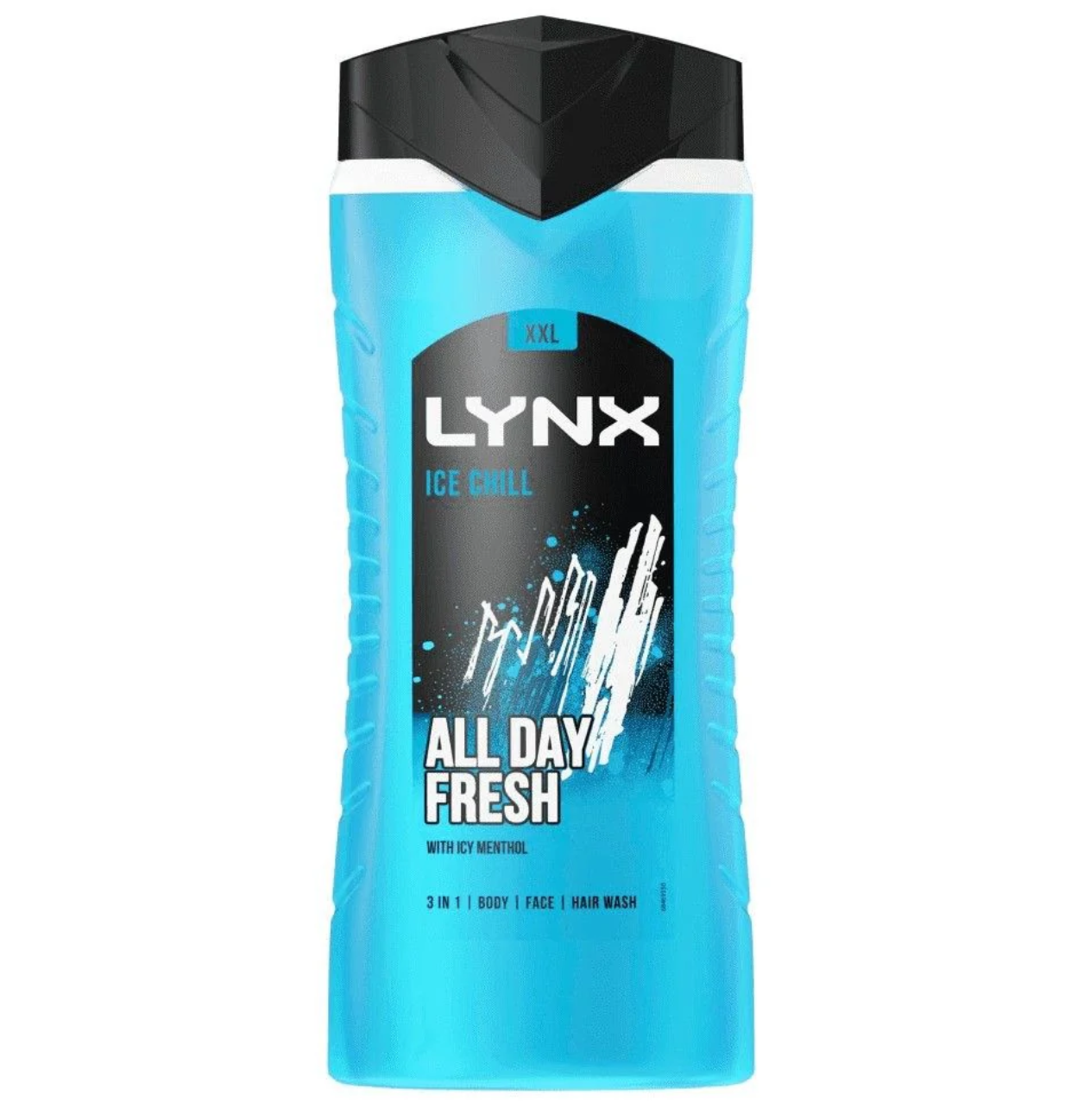 Lynx Ice Chill 3-in-1 Body, Face & Hair Wash with Icy Menthol 225ml