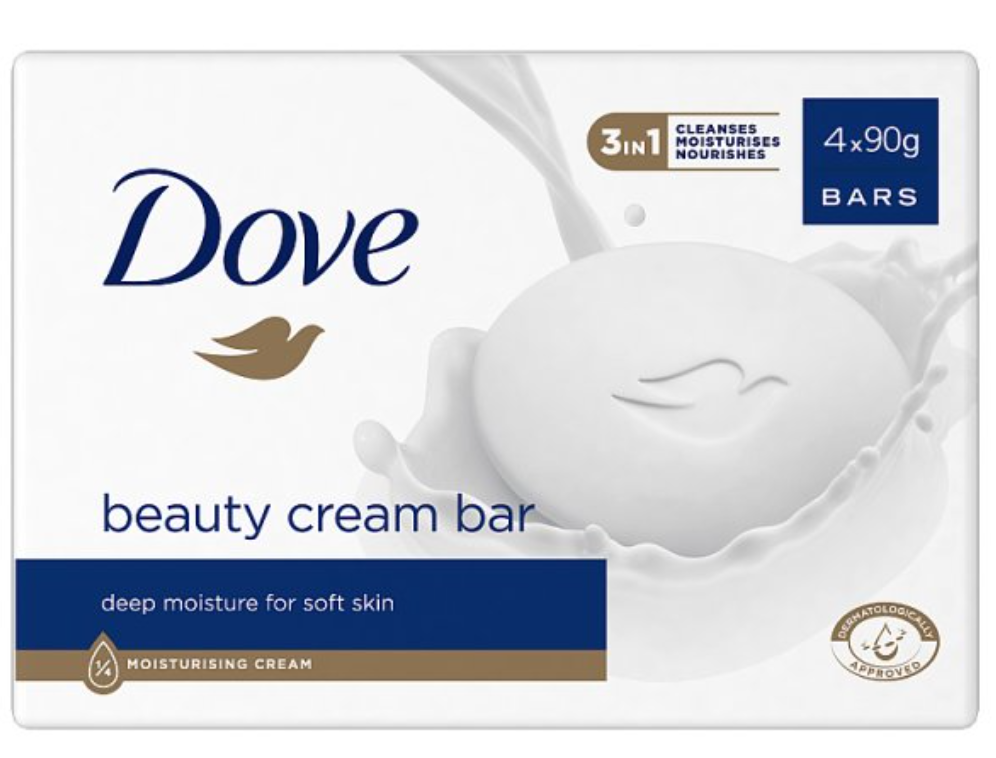 Dove Beauty Cream Bar 4 x 90g