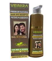 Veinira Premium Natural Hair Dye Shampoo  200ml