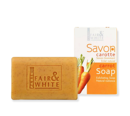 Fair & White Carrot Exfoliating Soap 200g