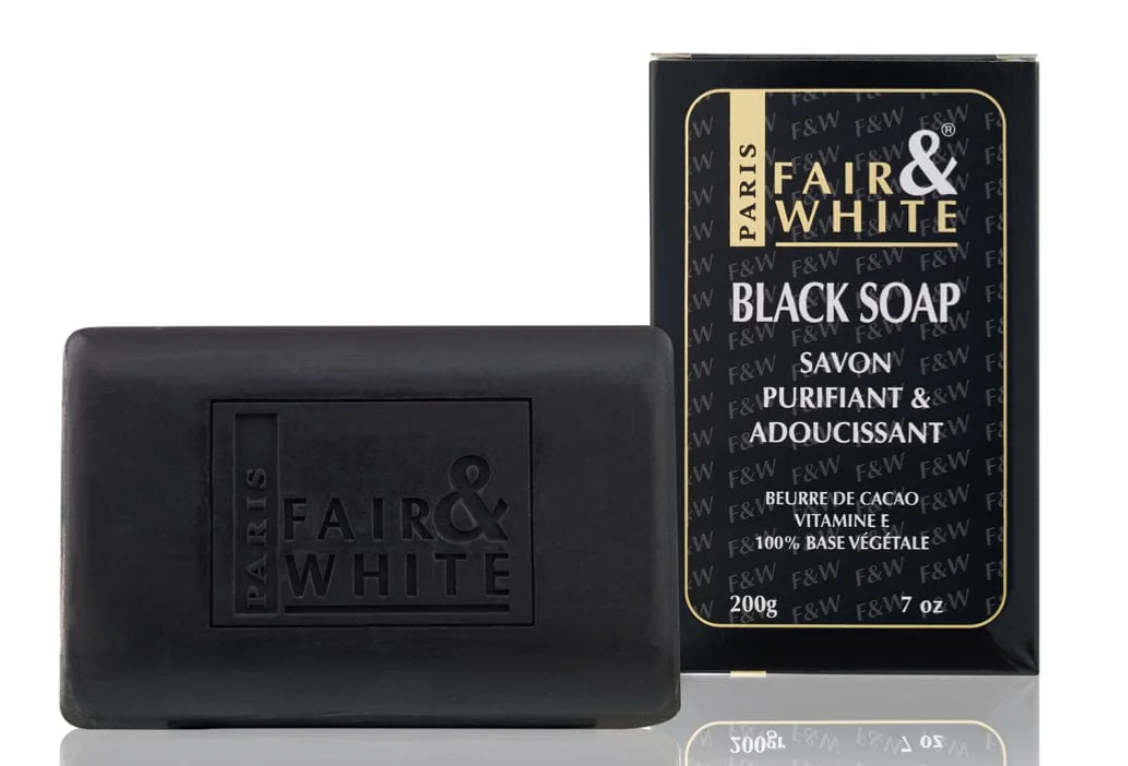 Fair & White Black Soap 200g