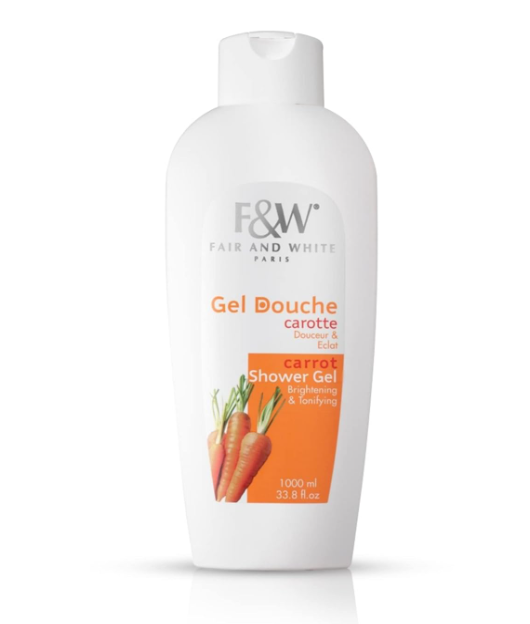 Fair & White Carrot Shower Gel 1000ml