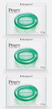 Pears Transparent Soap Lemon Flower Extract 3x125g