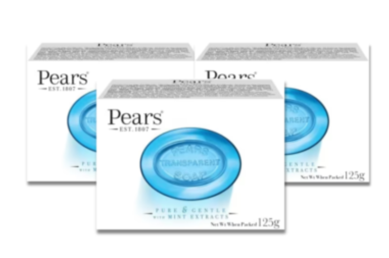 Pears Transparent Soap Mint Extract 125gx3