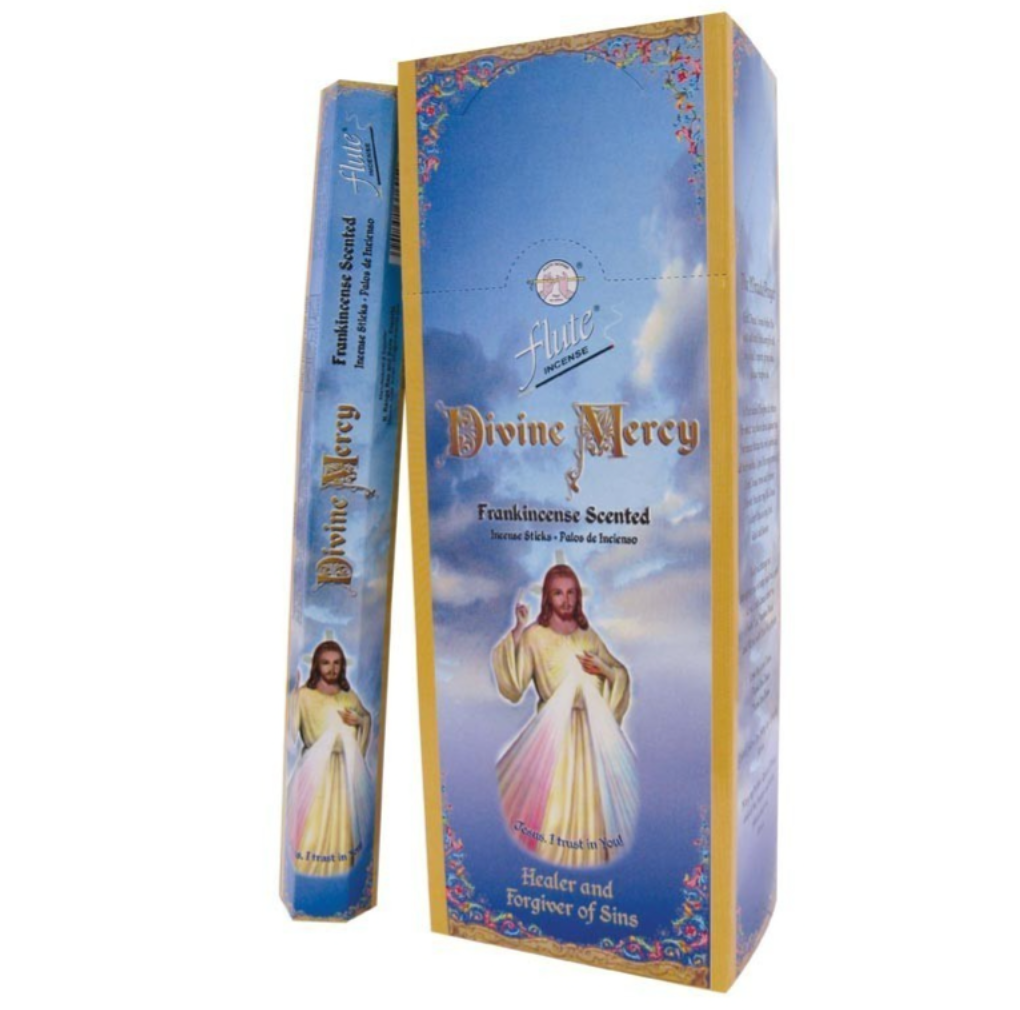 Flute Divine Mercy Frankincense Incense Sticks