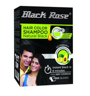 Black Rose 3-in-1 Hair Color Shampoo 180ml