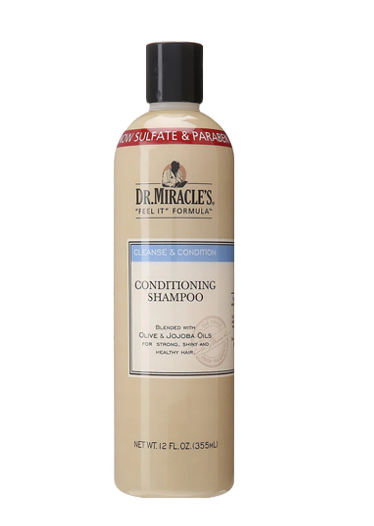 Dr. Miracle’s Feel It Formula Conditioning Shampoo Olive & Jojoba Oil Sulfate-Free Cleanser355ml