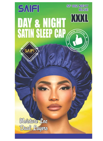SAIFI Day & Night Satin Sleep Cap XXL