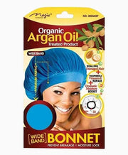Organic Argan Oil Treated Wide Band Bonnet – Assorted Colours