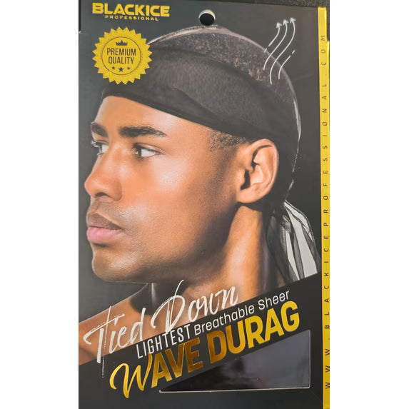 BlackIce Tied Down Wave Durag