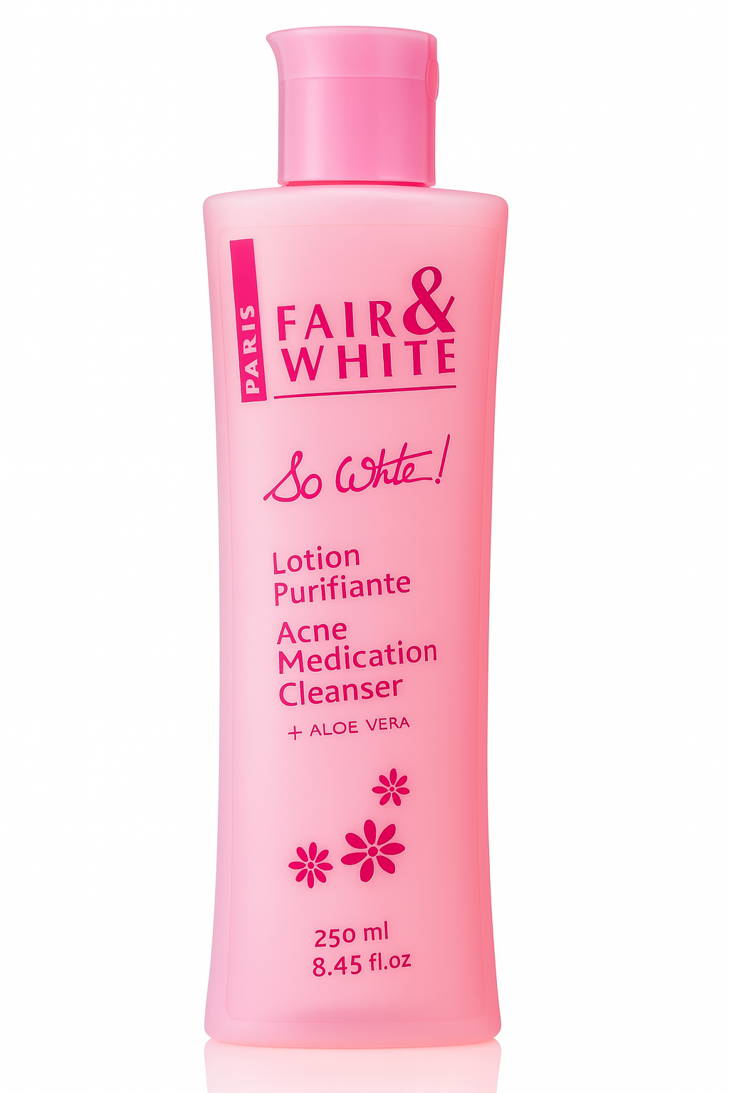 Fair & White So White Acne Medication Cleanser with Aloe Vera 250ml