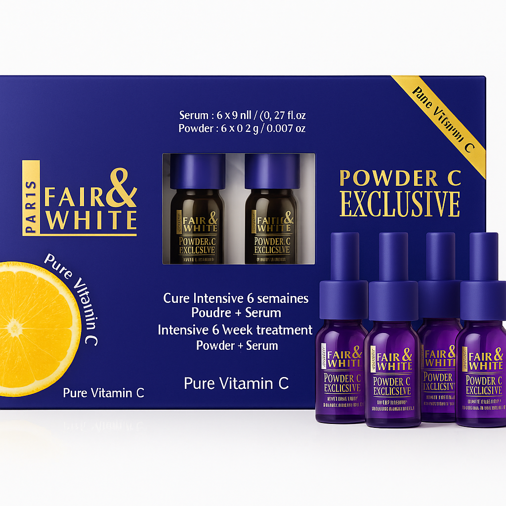 Fair & White Exclusive Vitamin C Powder & Serum 6-Week Treatment Set