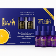 Fair & White Exclusive Vitamin C Powder & Serum 6-Week Treatment Set