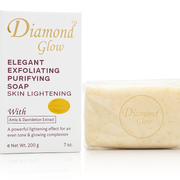 Diamond Glow Elegant Exfoliating Purifying Soap Skin Lightening with Amla & Dandelion Extract 200g