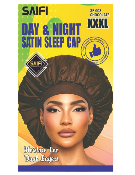 SAIFI Day & Night Satin Sleep Cap XXL