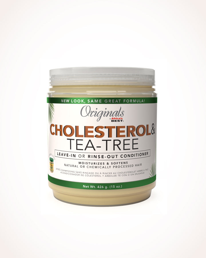 Africa’s Best Originals Cholesterol & Tea-Tree Leave-In or Rinse-Out Conditioner – 426 g (15 oz)