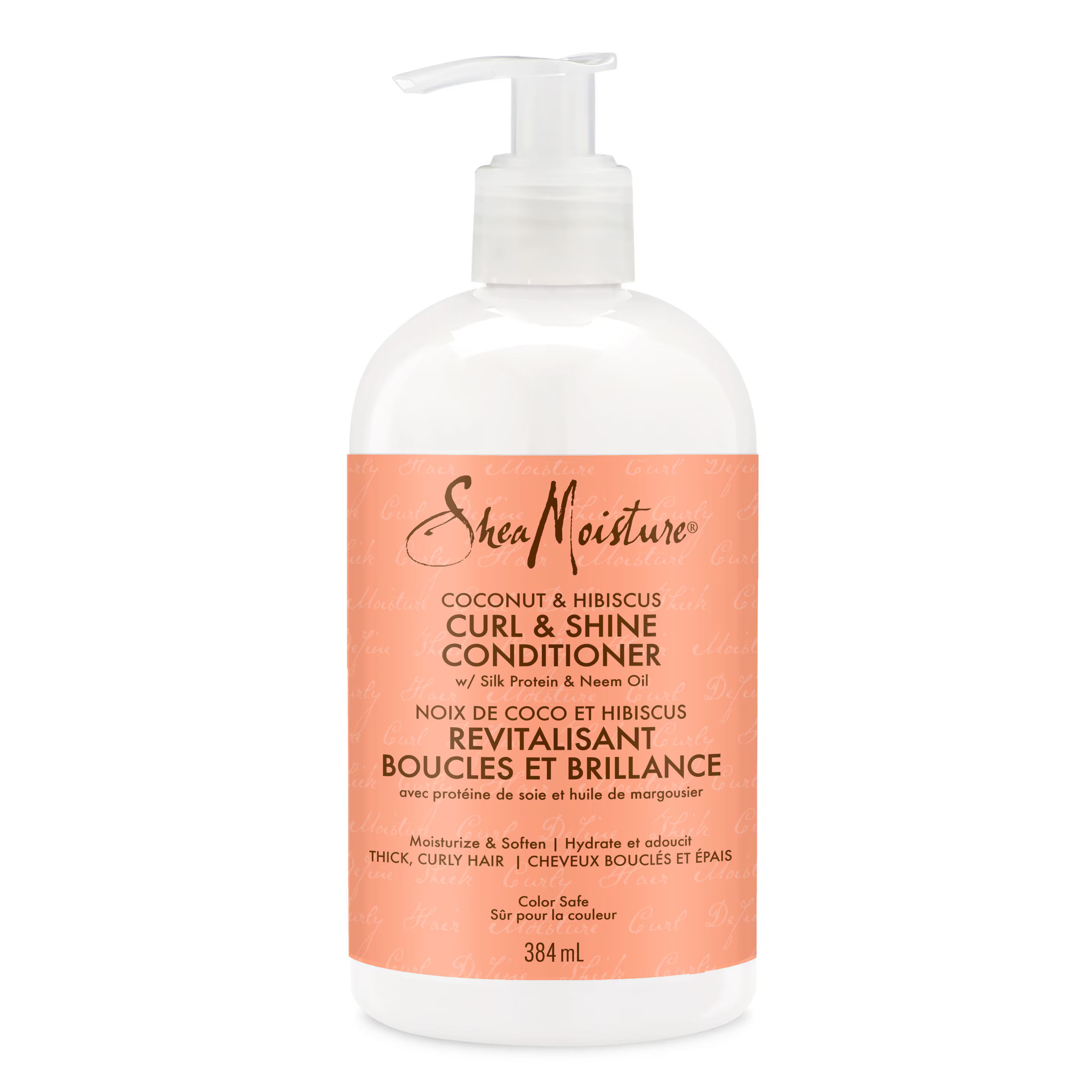 SheaMoisture Coconut & Hibiscus Curl & Shine Conditioner – 13 fl oz (384 ml)