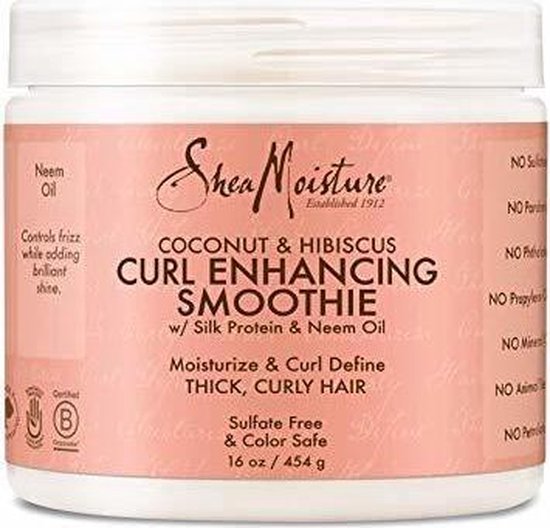 SheaMoisture Coconut & Hibiscus Curl Enhancing Smoothie – 12 oz (340 g) / 16 oz (454 g)