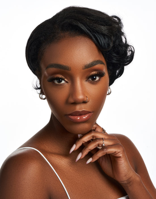 Double Romance Curl Real Hair Weave - 8"