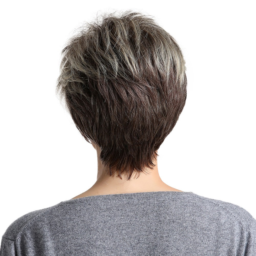 Hazelnut Short Layered Pixie Cut Synthetic Wig