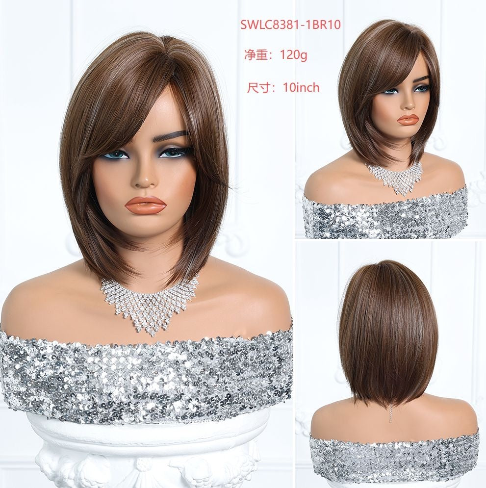 Lotus Layered Synthetic Full Cap Wig – Side Fringe