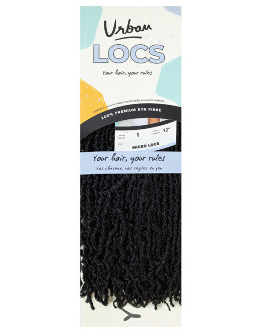 Micro Locs Pre-Looped Synthetic Faux Locs