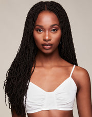 Micro Locs Pre-Looped Synthetic Faux Locs