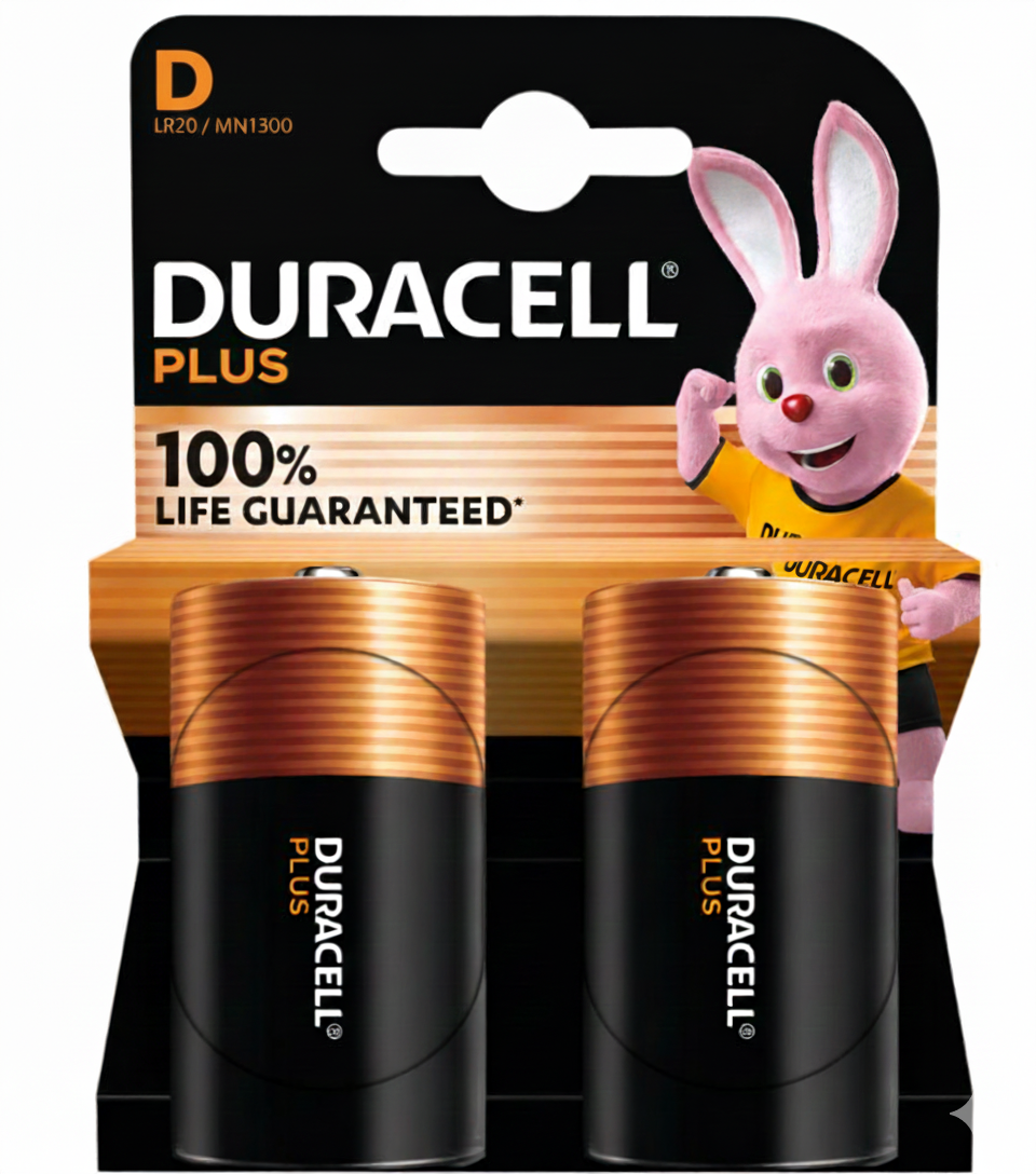 Duracell Plus D Battery LR20 MN1300
