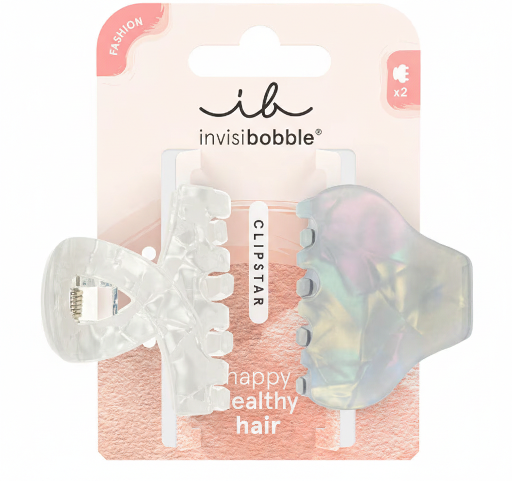 Clipstar Hair Claw Pearly Frost