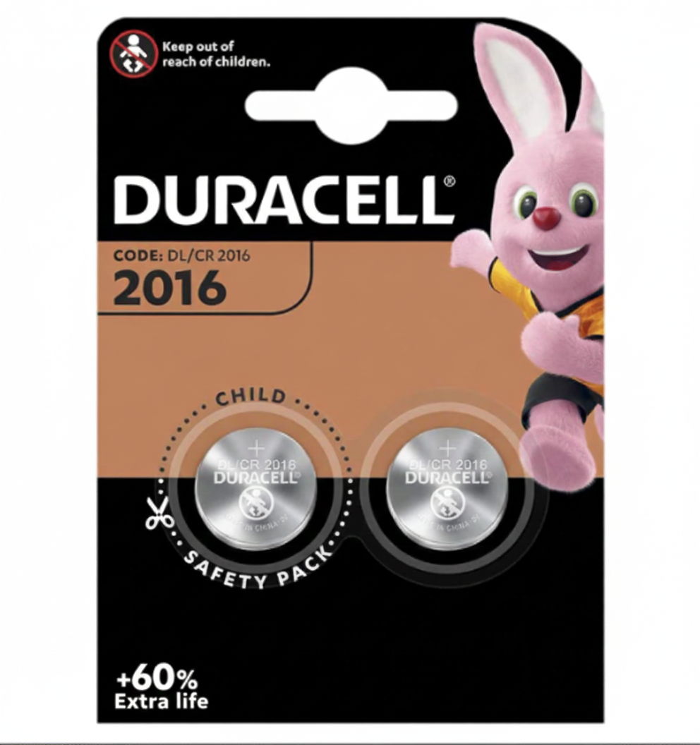 Duracell CR2016 Lithium Coin Battery