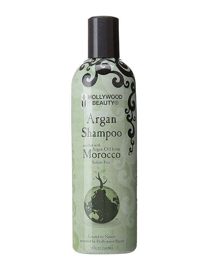Hollywood Beauty Argan Shampoo – 12 oz (355 ml)