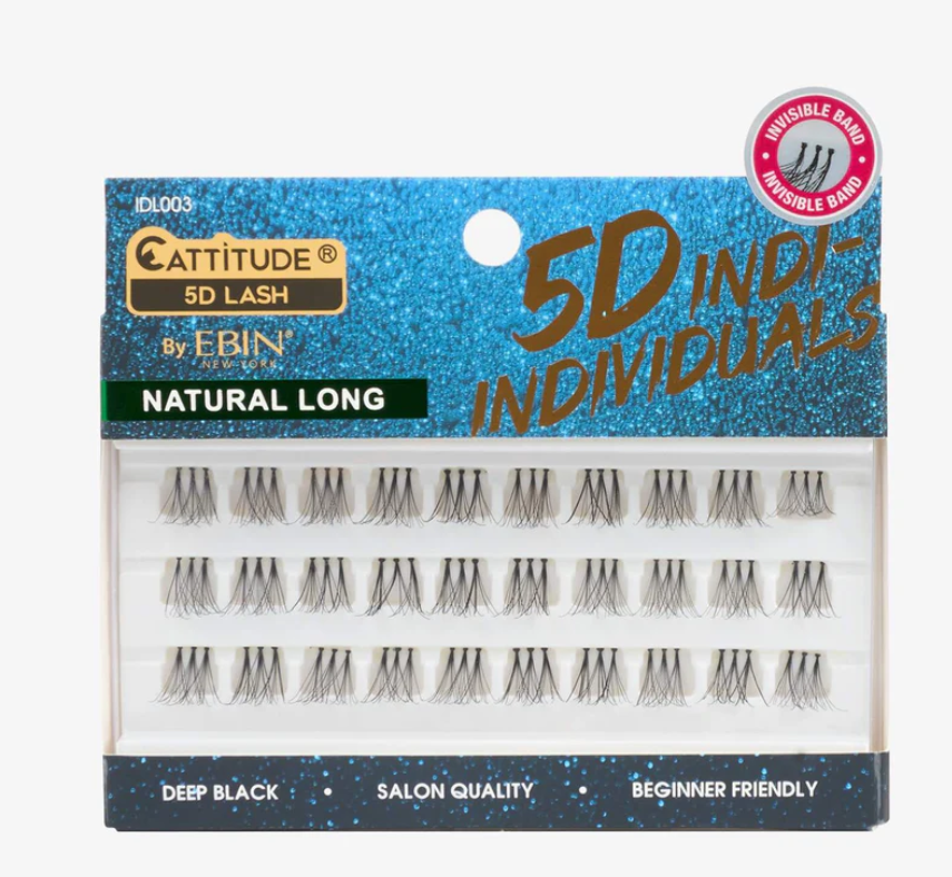Cattitude 5D Individual Lashes Natural Long