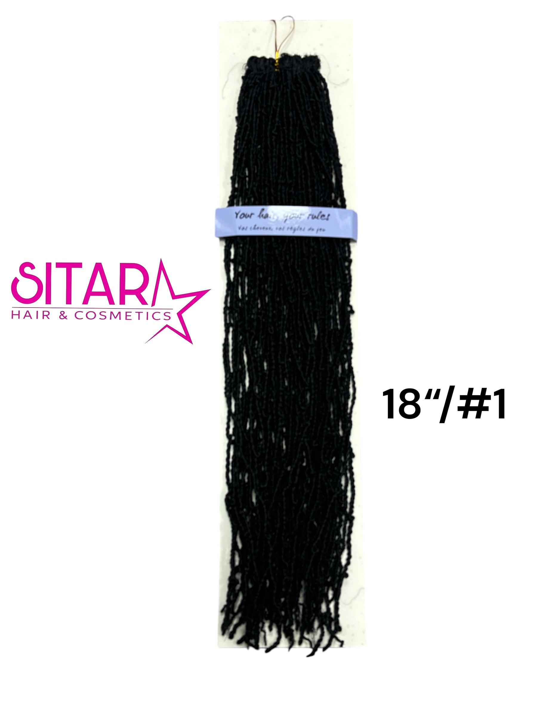 Micro Locs Pre-Looped Synthetic Faux Locs