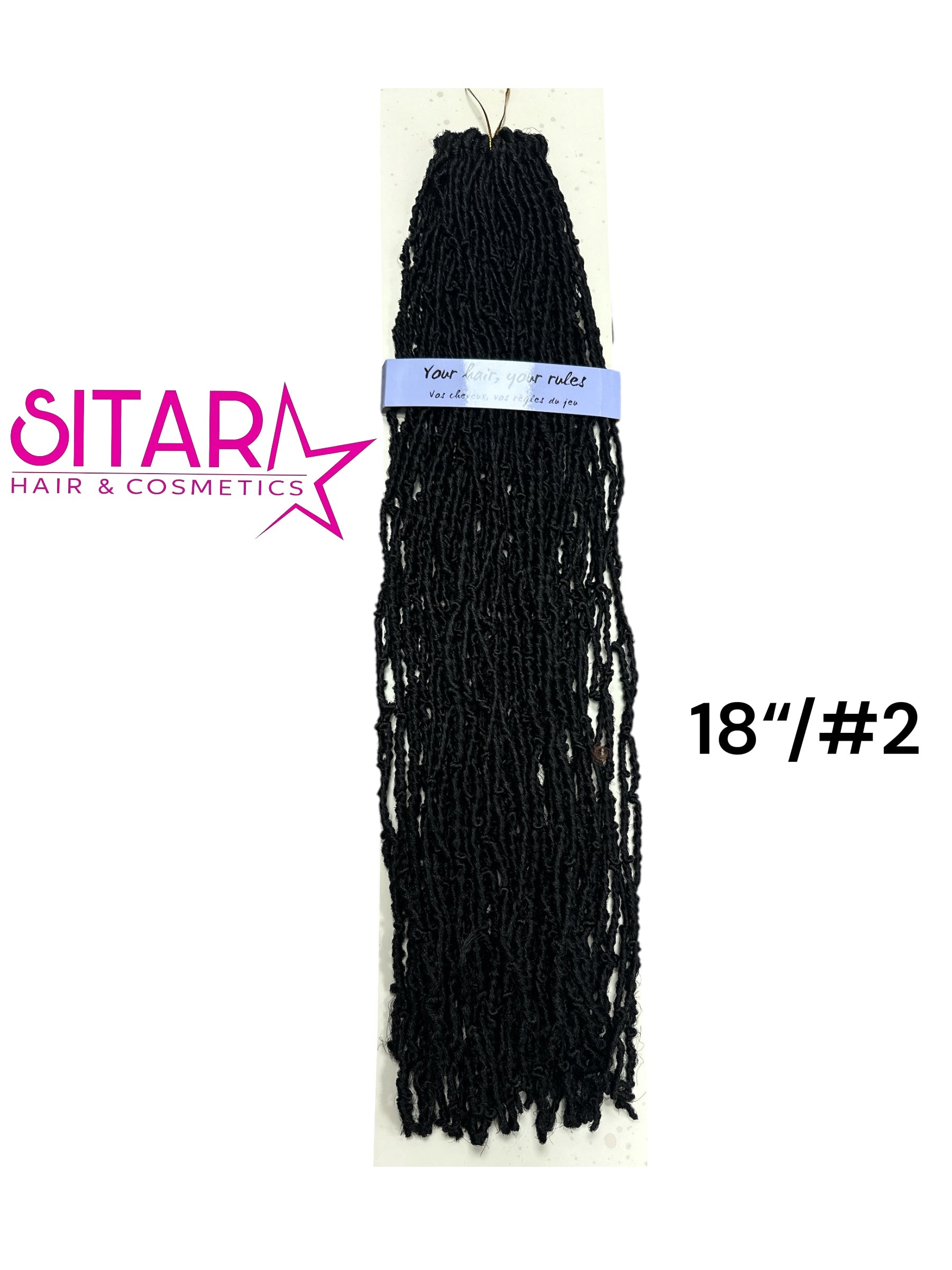 Micro Locs Pre-Looped Synthetic Faux Locs