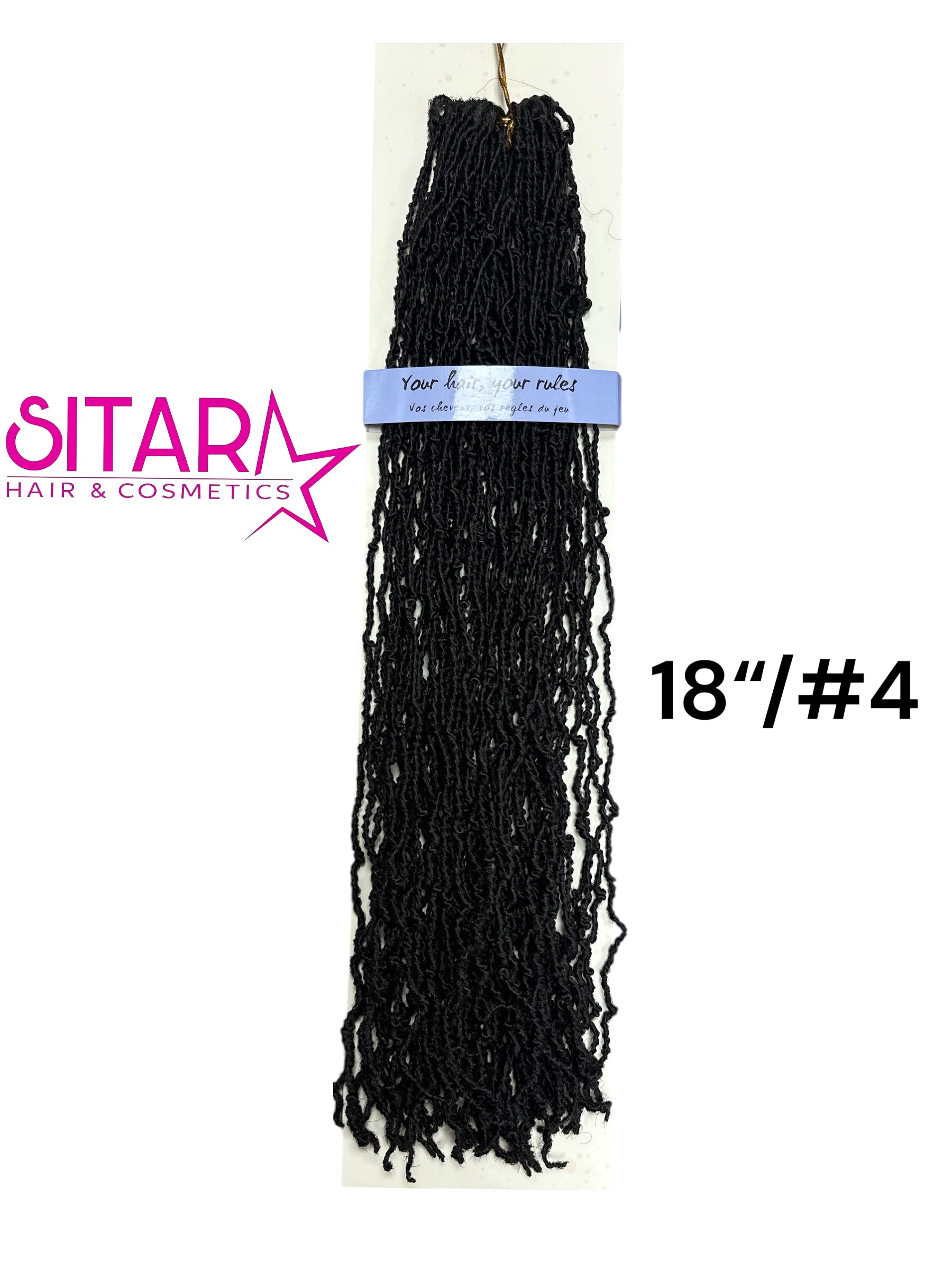 Micro Locs Pre-Looped Synthetic Faux Locs