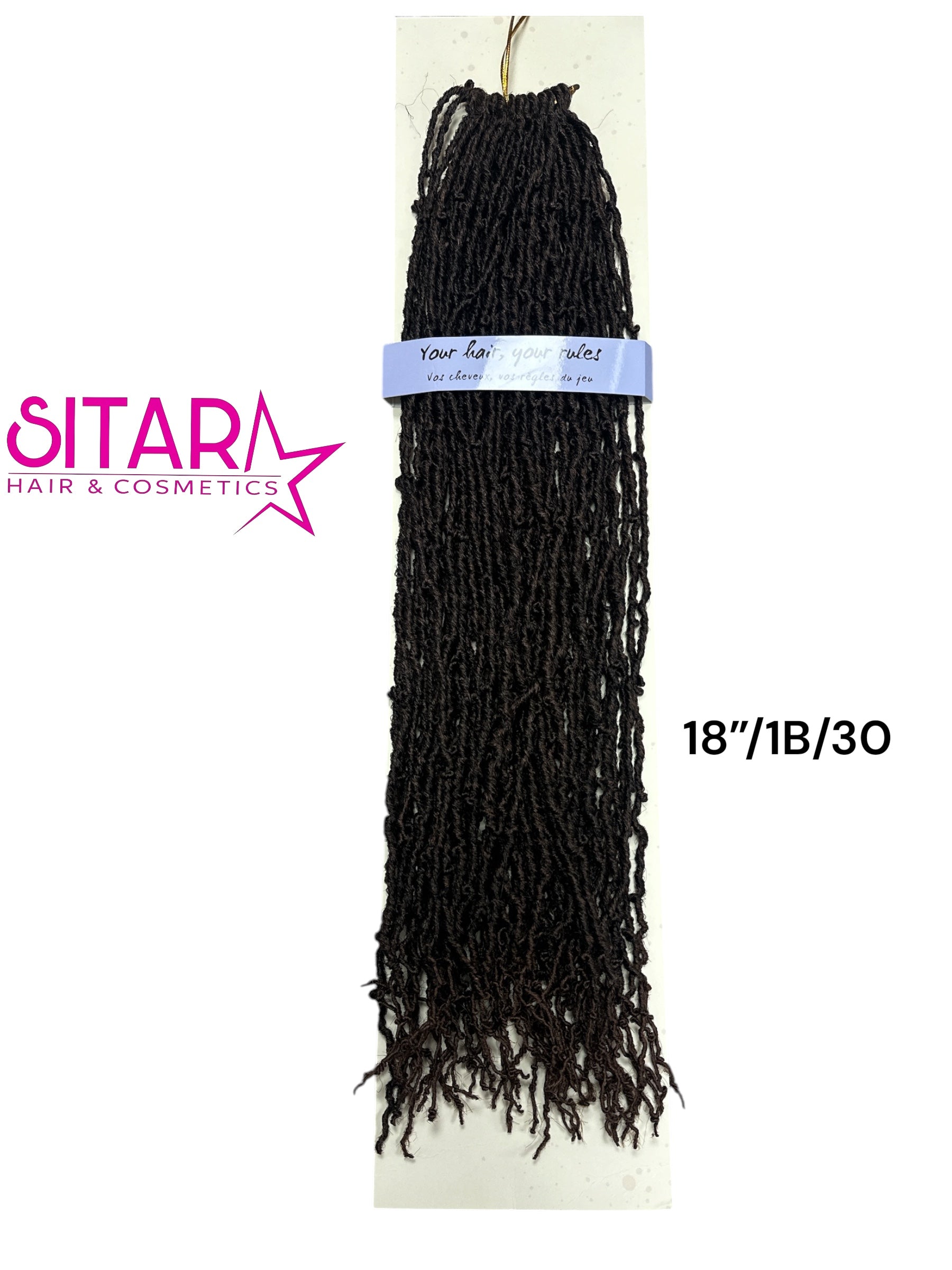 Micro Locs Pre-Looped Synthetic Faux Locs