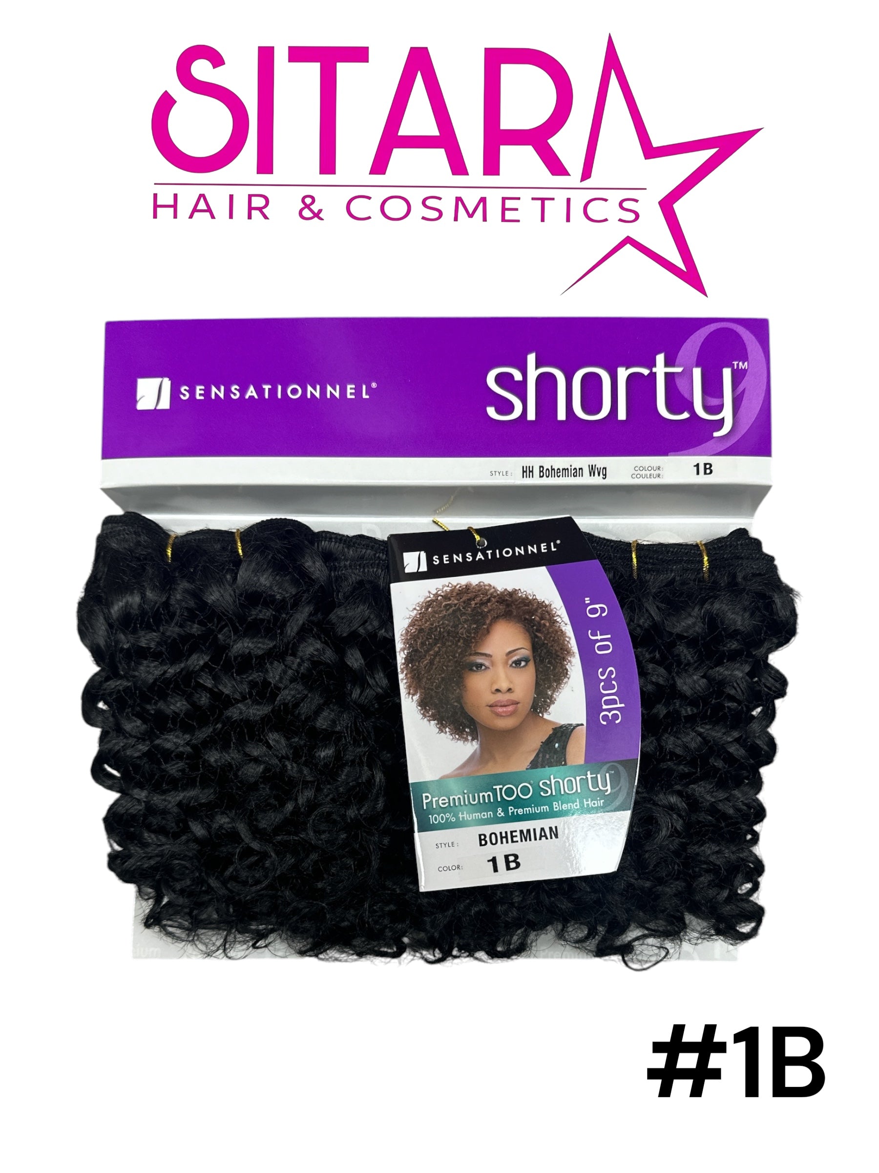 Bohemian Human Hair Weave 9"