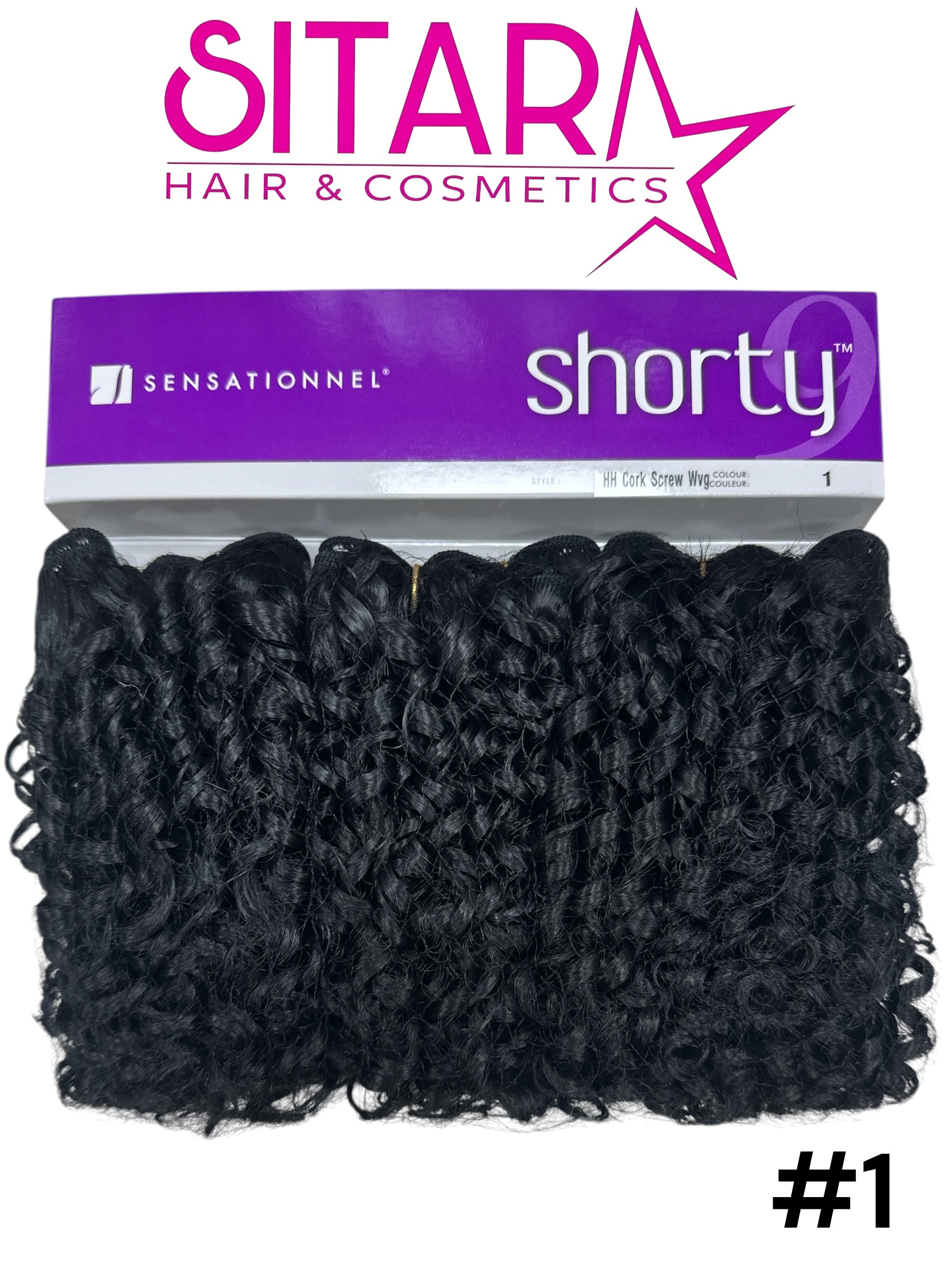 Shorty Cork Screw Wig - 9"