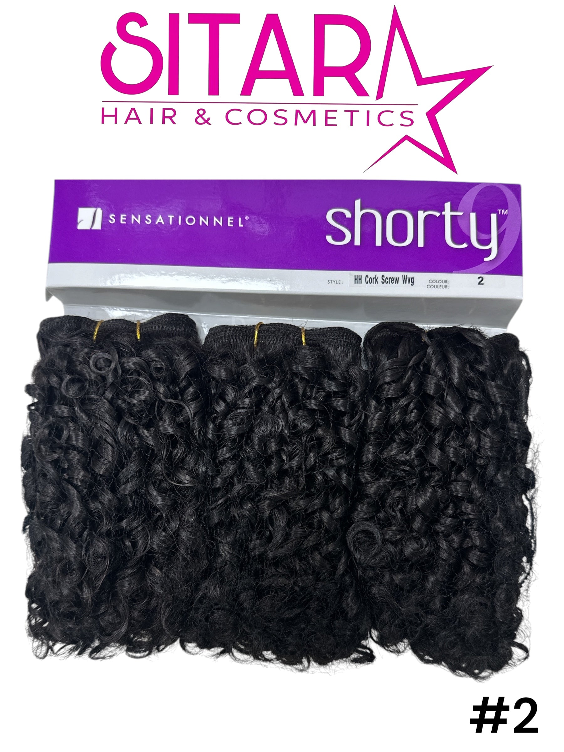 Shorty Cork Screw Wig - 9"