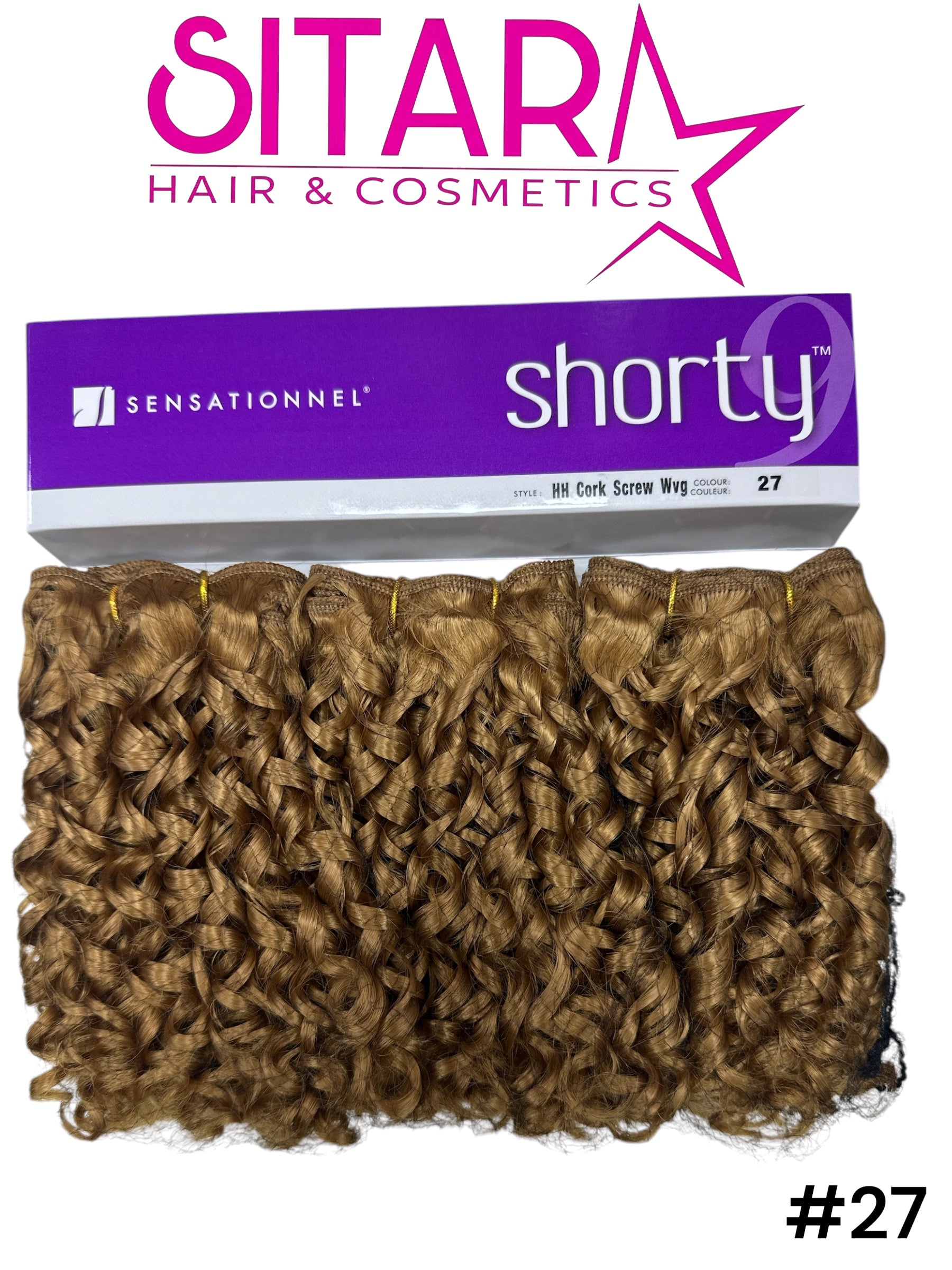 Shorty Cork Screw Wig - 9"