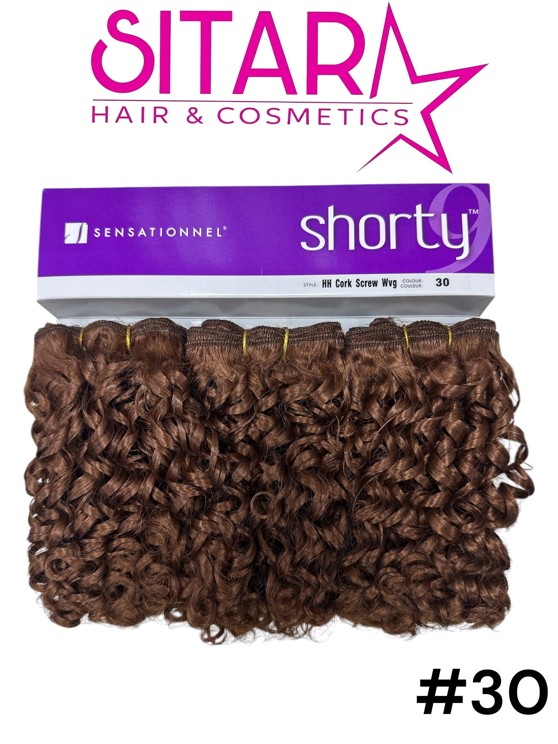 Shorty Cork Screw Wig - 9"