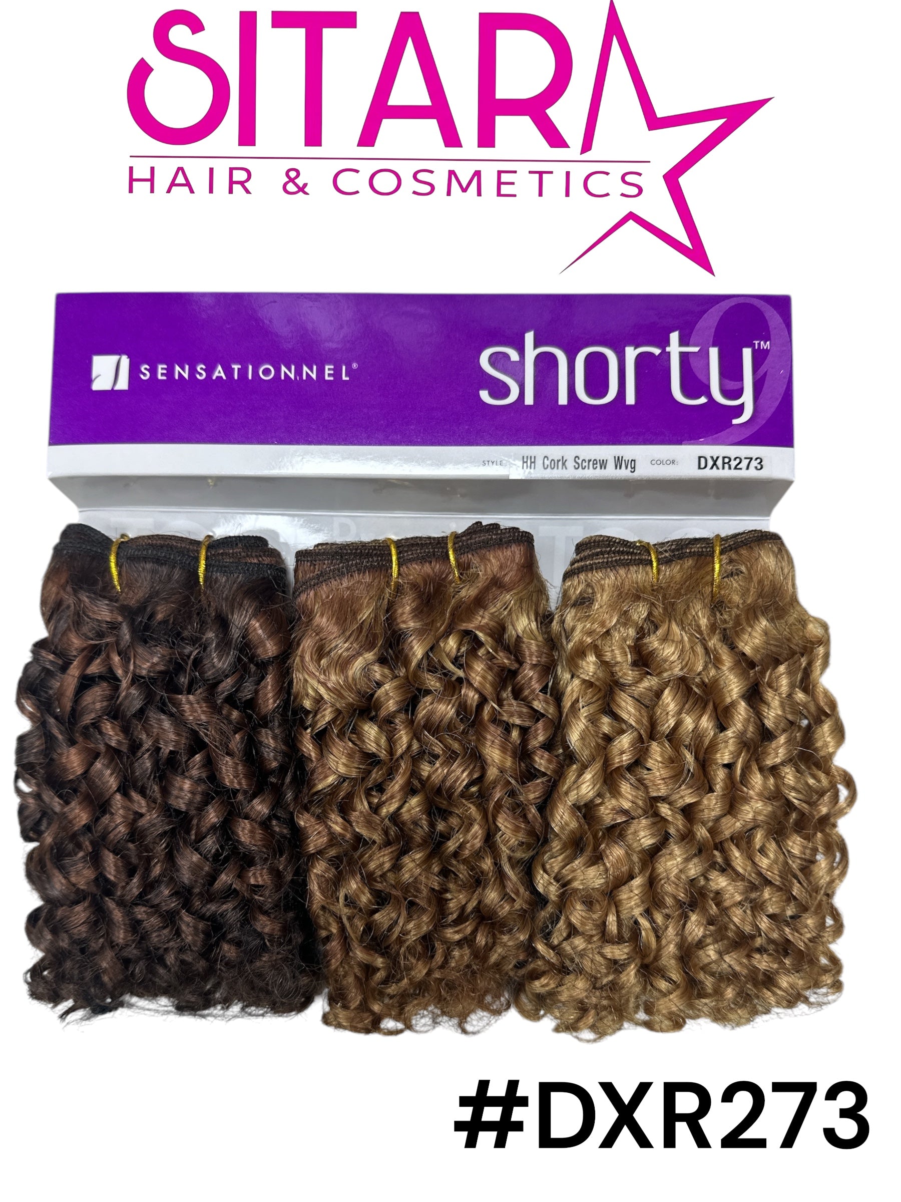 Shorty Cork Screw Wig - 9"