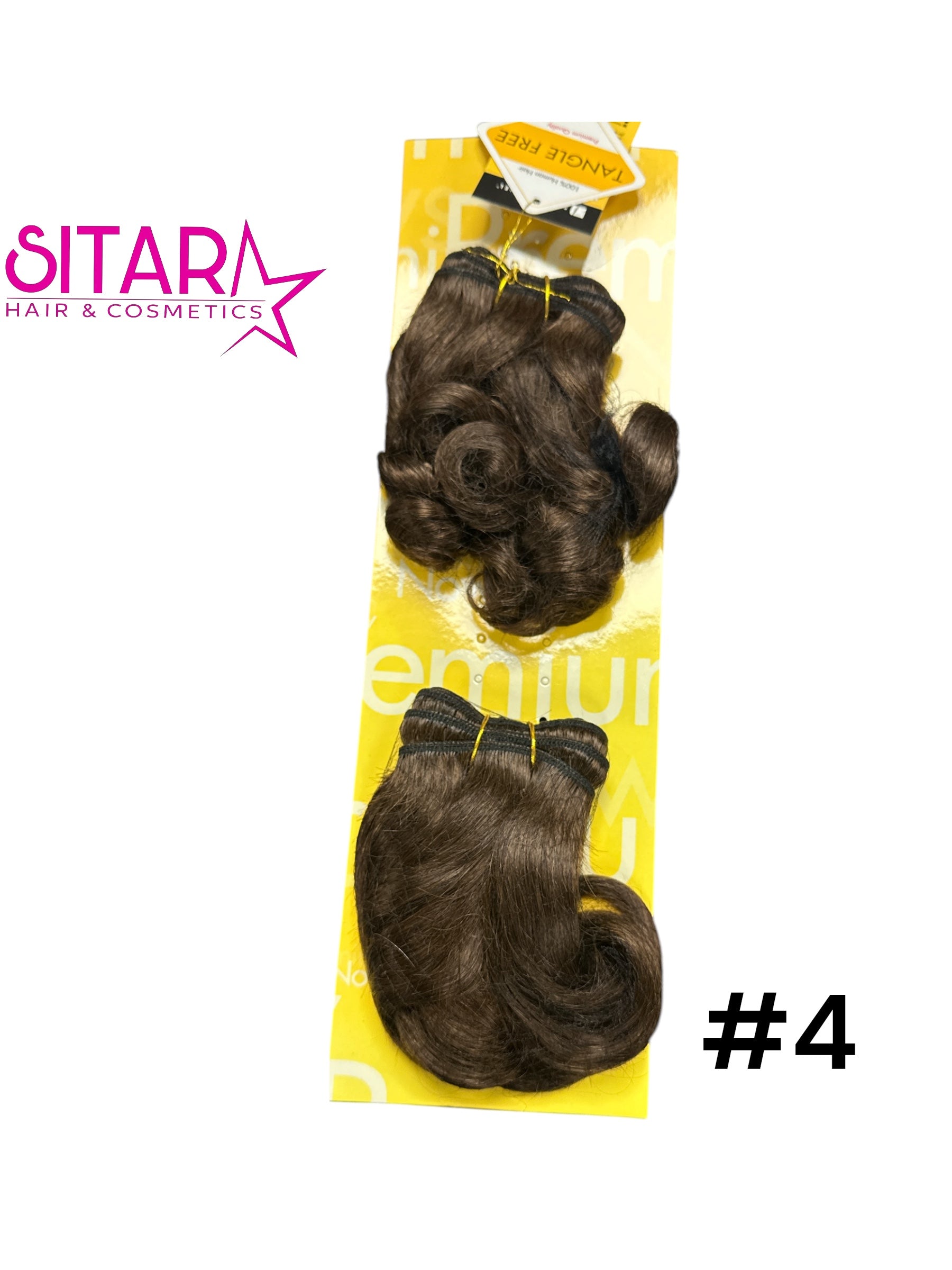 Double Romance Curl Real Hair Weave - 8"