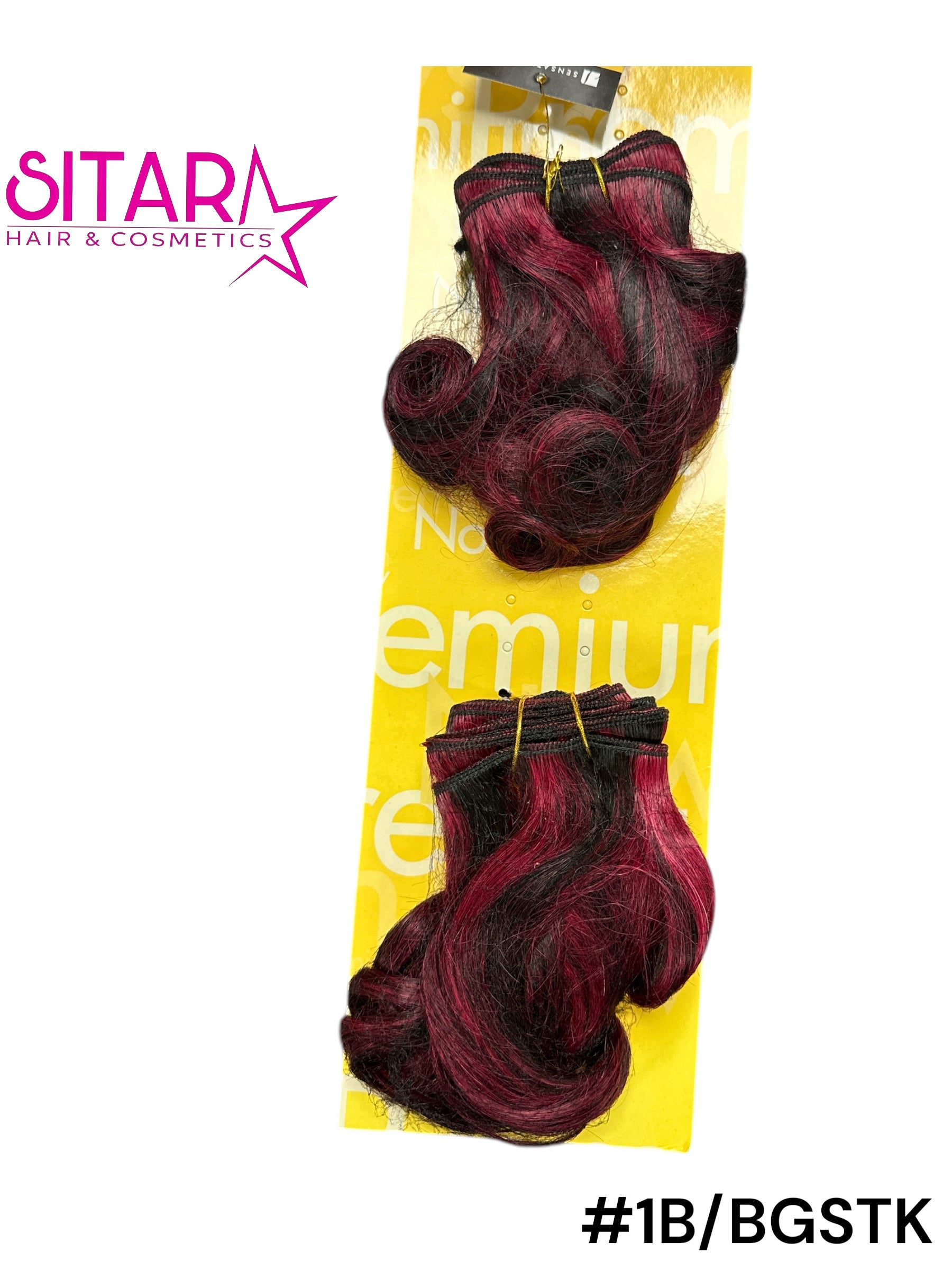Double Romance Curl Real Hair Weave - 8"